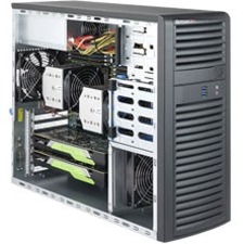 Supermicro SuperWorkstation 7039A-i Barebone System Mid-tower - Intel C621 Chipset - Socket P LGA-3647 - 2 x Processor Support